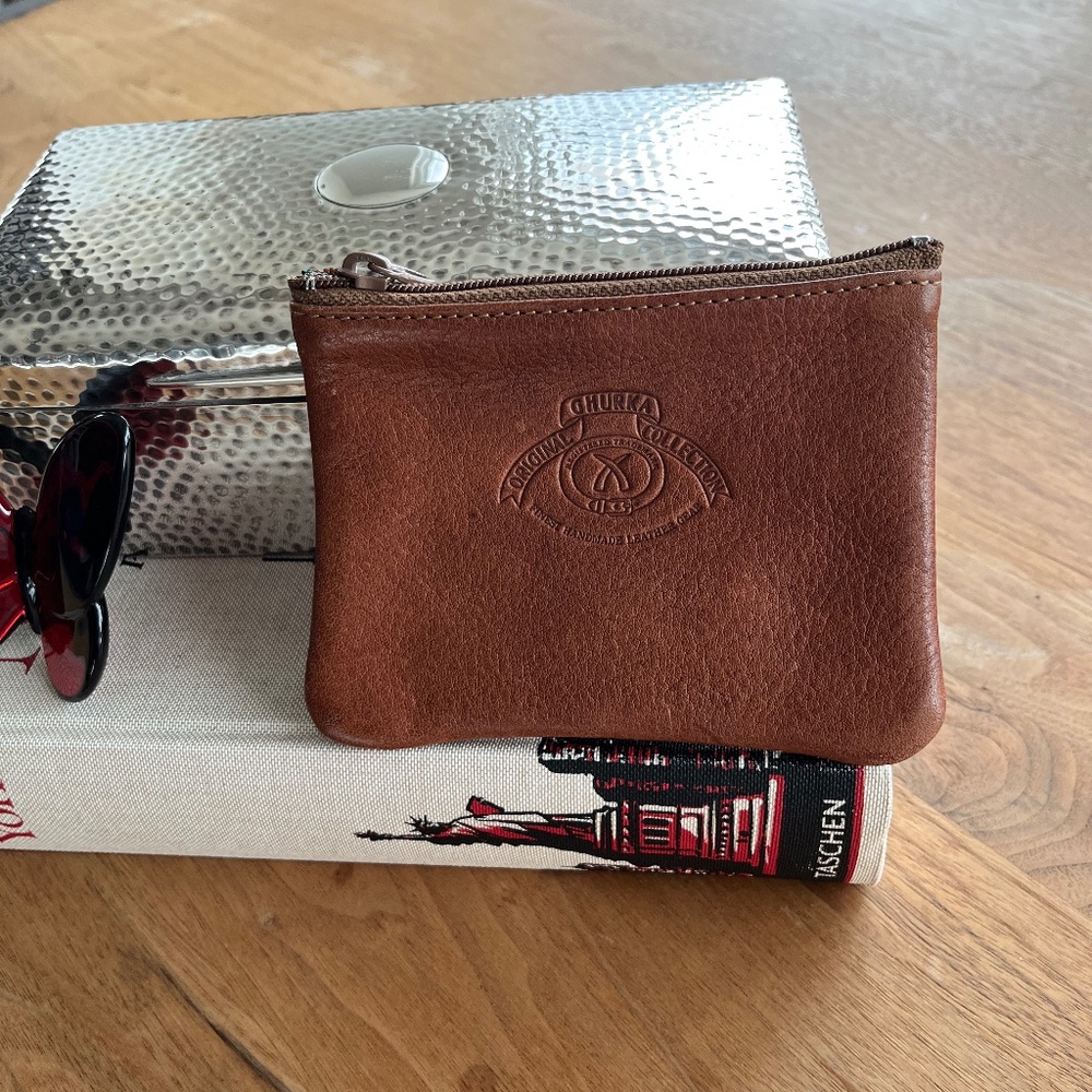 Ghurka Original Collection Leather Zipper Pouch Wallet
